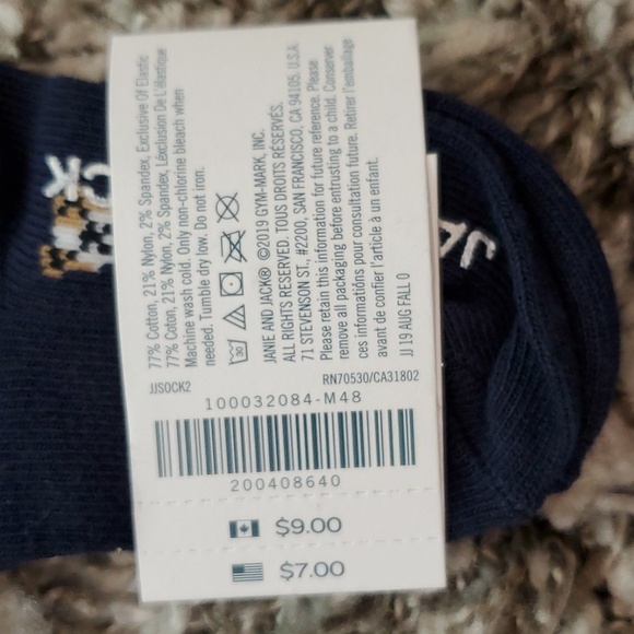 🛒 Janie and Jack NWT 6-12M Doggy Socks - Picture 3 of 3